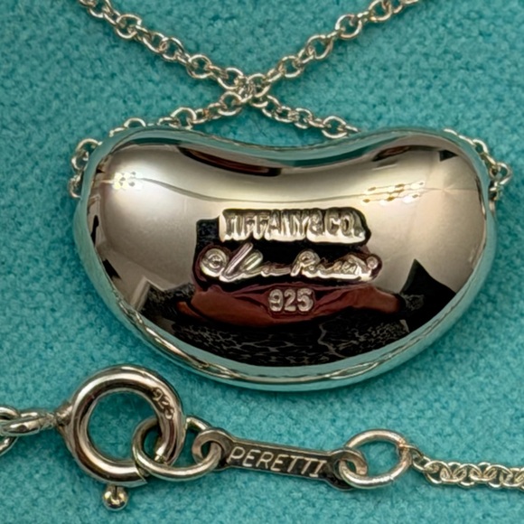 Tiffany & Co. Jewelry - Authentic “Like New” Tiffany & Co. 20mm Bean Necklace In 925 Sterling Silver